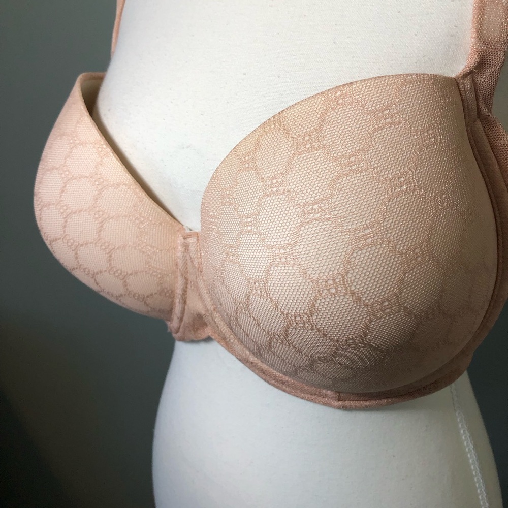 NWOT! Soma Stunning Support Geo Lace Full Coverage Padded Straps Bra 36DDD - Picture 6 of 11